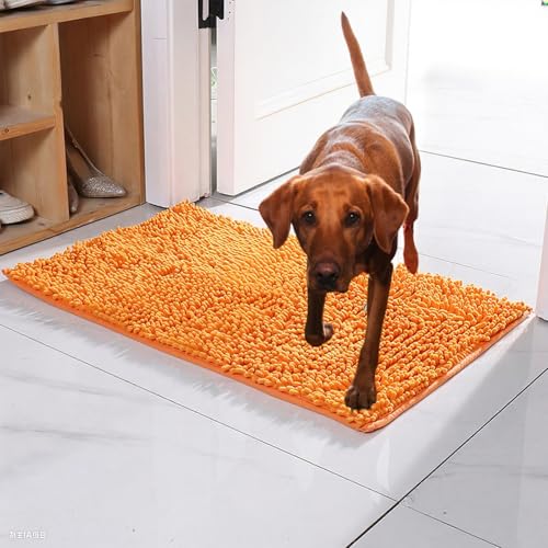 Vgpbphj Premium - CleanyMat, Schmutzfangmatte für Hund & Mensch, Eingangsmatte Besteht Für jeden Untergrund geeignet, rutschfest Und Maschinenwaschbar Fußmatte (G, 80 * 120cm) von Vgpbphj