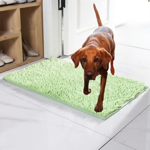 Vgpbphj Premium - CleanyMat, Schmutzfangmatte für Hund & Mensch, Eingangsmatte Besteht Für jeden Untergrund geeignet, rutschfest Und Maschinenwaschbar Fußmatte (L, 60 * 90cm) von Vgpbphj