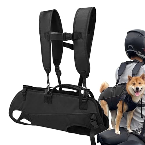 Aufzuggeschirr für Hunde, Schal für Hunde | Tragbarer Horizontaler verstellbarer Hunderucksack, multifunktionale Reiseprodukte für die Unterstützung beim Wandern, Reisen, Biking Motorrad Aufzuggeschirr für Hunde, Schal für Hunde | Tragbarer Horizontaler verstellbarer Hunderucksack, multifunktionale Reiseprodukte für die Unterstützung beim Wandern, Reisen, Biking Motorrad von Vgvgaj