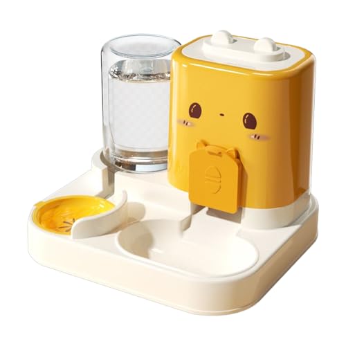 Automatischer Katzenfutterautomat | 2 In 1 Futterautomat Mit Wassertank - Großes Futterbehältnis Mit Leckerlispender Und Napfset Für Kleine Bis Mittelgroße Rassen Automatischer Katzenfutterautomat | 2 In 1 Futterautomat Mit Wassertank - Großes Futterbehältnis Mit Leckerlispender Und Napfset Für Kleine Bis Mittelgroße Rassen von Vgvgaj