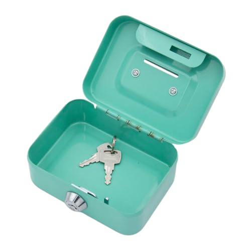 Geldkassette Mit 2 Schlüssel Mini Geldbank Mit Schlüsselschloss Aus Stahl 11.5x8.5x5.8cm Geldbox Abschließbare Kasse Mit Einwurfschlitz Kleine Abschließbare Geldkassette Für Haus Büro Veranstaltungen von Vgvgaj