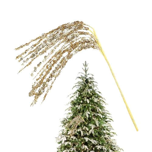 Vgvgaj Glitzer-Zweige für Weihnachtsbaum – dekorative Stäbchen, künstliche Zweige und Ornamente, dekorative Stäbe, Zweige für Vasen, Urlaub, 61 cm von Vgvgaj