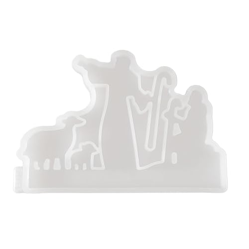 Ostern Jesus Silikonform, Jesus Silikonformform,Wiederverwendbare Jesus Figur Gießform Silikon | Easy Release Formen, Epoxidharz Gießform von Vgvgaj