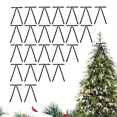 Samtschleifen für den Weihnachtsbaum,Samt-Weihnachtsbaumschleifen | 24-teiliges Samtschleifen-Weihnachtsdekorations-Weihnachtsschleifen-Set,Weihnachtsschleifen, Samtbandschleifen für Feiertagsbastelei Samtschleifen für den Weihnachtsbaum,Samt-Weihnachtsbaumschleifen | 24-teiliges Samtschleifen-Weihnachtsdekorations-Weihnachtsschleifen-Set,Weihnachtsschleifen, Samtbandschleifen für Feiertagsbastelei von Vgvgaj