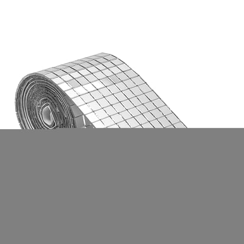 Spiegel Mosaik Fliesen Disco Kugel 1464 Stück Acryl Selbstklebende Mini Spiegel 4x120cm 5x5mm Glitzer Discokugel Klebestreifen Reflektierende Wasserdichte Aufkleber Für Fussböden Wände Decken Küche Spiegel Mosaik Fliesen Disco Kugel 1464 Stück Acryl Selbstklebende Mini Spiegel 4x120cm 5x5mm Glitzer Discokugel Klebestreifen Reflektierende Wasserdichte Aufkleber Für Fussböden Wände Decken Küche von Vgvgaj