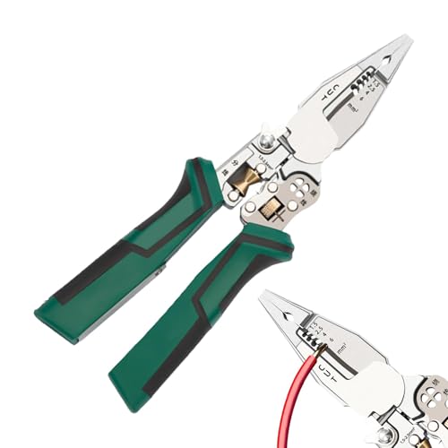 Stripper, Drahtklemmenwerkzeug, multifunktionales elektrisches Trenngerät, Spannungsprüferschere mit Strommessfunktion für elektrische Wartung von Vgvgaj