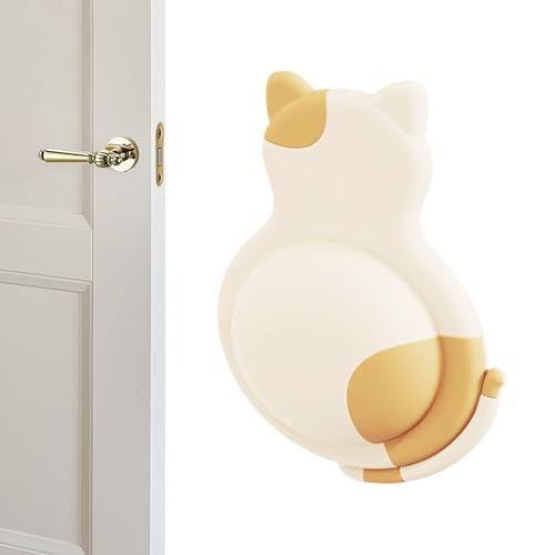Türgriff Wandschutz - Cartoon Tier Wandschutz | Klebender Türstopper Für Kühlschrank Schrank Glas Kopfbrett Eingangsbereich von Vgvgaj