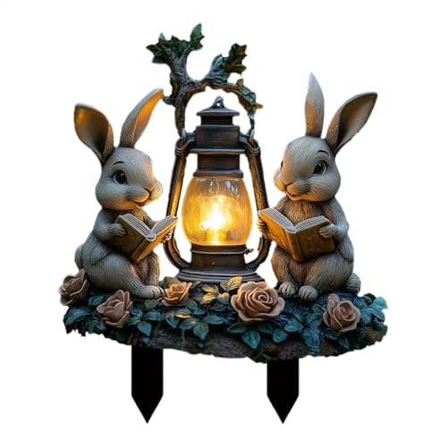 Vgvgaj 30x25cm Osterdeko Gartenstecker Osterngarten Hasens Osterdeko Hasens Outdoor Osterdekorationen Hof Tierschild Acrylfeiertag Im Freien Im Freien Welcome Lawn Stake von Vgvgaj