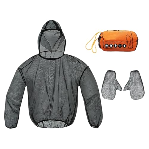Fliegenresistente Kleidung | Fliegennetz Bekleidung - Atmungsaktives Flexibles Schutzzubehör Für Camping Abenteuer Outdoor Aktivitäten Wandern Angeln Unisex von Vgvgaj