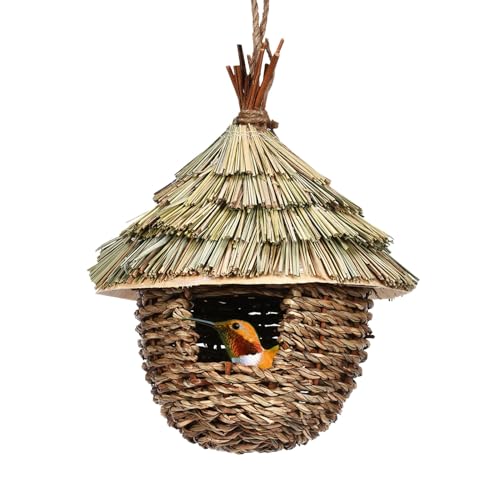 Vgvgaj Gewebtes Vogelhaus, Nistkästen für Wildvögel, handgewebter Nistkasten, Haus für die Natur, Nistkasten für den Außenbereich, zum Aufhängen für die Kleinen Vgvgaj Gewebtes Vogelhaus, Nistkästen für Wildvögel, handgewebter Nistkasten, Haus für die Natur, Nistkasten für den Außenbereich, zum Aufhängen für die Kleinen von Vgvgaj