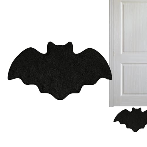 Vgvgaj Halloween-Badematte, Fledermaus-Motiv, rutschfest, 40 x 60 cm, für Küche, Garage, Schlafzimmer, Haus, Halloween von Vgvgaj
