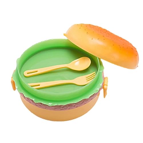 Vgvgaj Hamburger Brotdose Brotdose Kinder Lunchbox 3 Ebenen Hamburger Lunchbox PP Brotdose Schule Löffel Mikrowellen Spülmaschinen Und Gefriergeeignet Vgvgaj Hamburger Brotdose Brotdose Kinder Lunchbox 3 Ebenen Hamburger Lunchbox PP Brotdose Schule Löffel Mikrowellen Spülmaschinen Und Gefriergeeignet von Vgvgaj