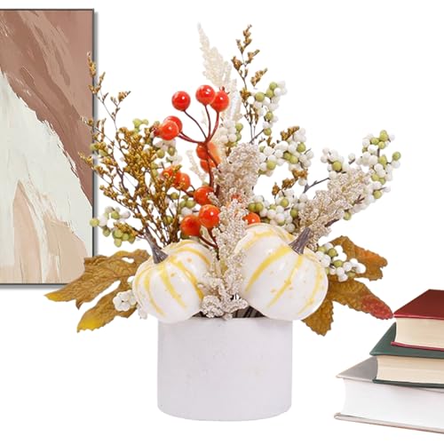 Vgvgaj Herbstliche -Deko,Halloween Kürbisse Herbstdeko Tischdekoration Mittelstücke | Künstliche Pflanzen Deko für Küche Wohnzimmer Schlafzimmer Büro Vgvgaj Herbstliche -Deko,Halloween Kürbisse Herbstdeko Tischdekoration Mittelstücke | Künstliche Pflanzen Deko für Küche Wohnzimmer Schlafzimmer Büro von Vgvgaj