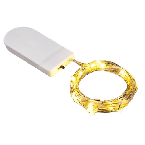 Vgvgaj Kleine Lichterkette, batteriebetrieben, 1 m, 10 LEDs, kleine Lichterkette, LED, festlich, Lichterkette, Silberdraht, wasserdicht, glitzernd, für Party, Weihnachten, Hochzeit, Party Vgvgaj Kleine Lichterkette, batteriebetrieben, 1 m, 10 LEDs, kleine Lichterkette, LED, festlich, Lichterkette, Silberdraht, wasserdicht, glitzernd, für Party, Weihnachten, Hochzeit, Party von Vgvgaj