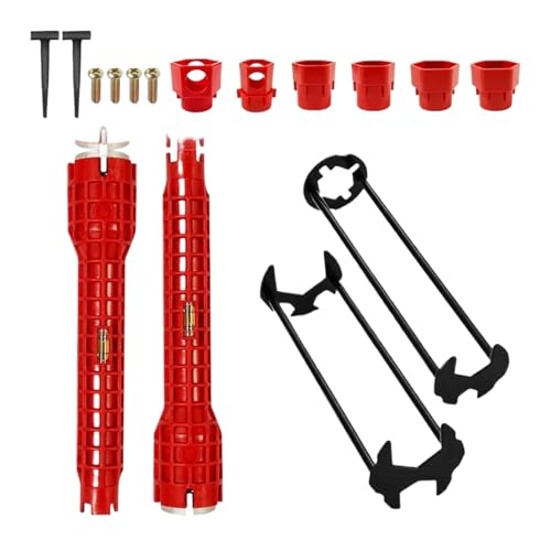 Vgvgaj Schlüssel für Spüle | Multifunktionswerkzeug zur Demontage von Armaturen | Multifunktions-Schraubenschlüssel-Set für Klempnerei, Waschbecken, Dusche Vgvgaj Schlüssel für Spüle | Multifunktionswerkzeug zur Demontage von Armaturen | Multifunktions-Schraubenschlüssel-Set für Klempnerei, Waschbecken, Dusche von Vgvgaj