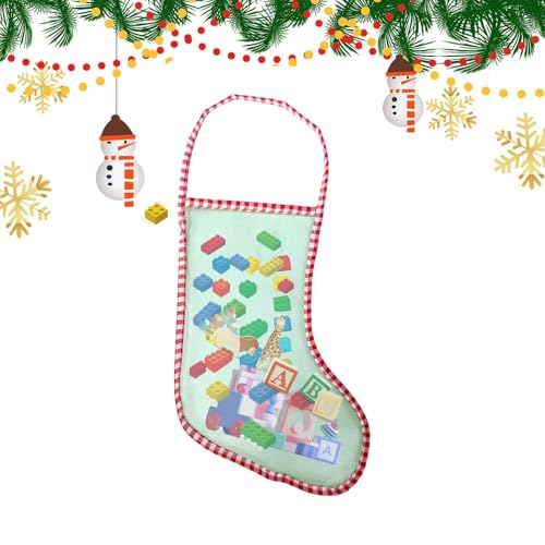 Vgvgaj Weihnachtsstrümpfe aus Netzstoff – Weihnachtsstrümpfe für Winterparty, Aufbewahrungstasche für Süßigkeiten und Snacks für Partys zu Hause Vgvgaj Weihnachtsstrümpfe aus Netzstoff – Weihnachtsstrümpfe für Winterparty, Aufbewahrungstasche für Süßigkeiten und Snacks für Partys zu Hause von Vgvgaj