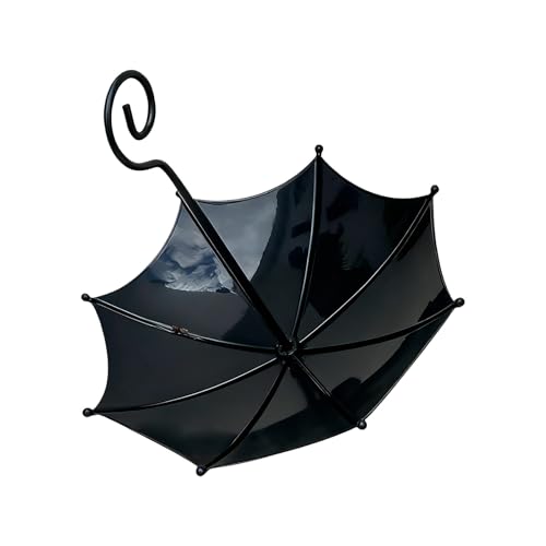 Vogelhäuschen - Regenschirmförmiges Vogelfutterhaus Für Draußen | Verstellbarer Dekorativer Teller Mit Haken Metall Design Für Terrasse Geflügel Garten Vogelhäuschen - Regenschirmförmiges Vogelfutterhaus Für Draußen | Verstellbarer Dekorativer Teller Mit Haken Metall Design Für Terrasse Geflügel Garten von Vgvgaj
