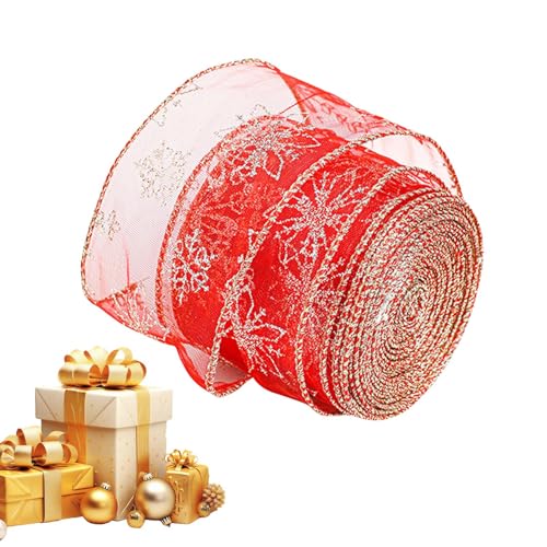 Weihnachtsband | Weihnachts Geschenkband Rolle Für Geschenkverpackung,Bastelband Für Schmuck Haaraccessoires Ohrblumen Deko Weihnachtsband | Weihnachts Geschenkband Rolle Für Geschenkverpackung,Bastelband Für Schmuck Haaraccessoires Ohrblumen Deko von Vgvgaj