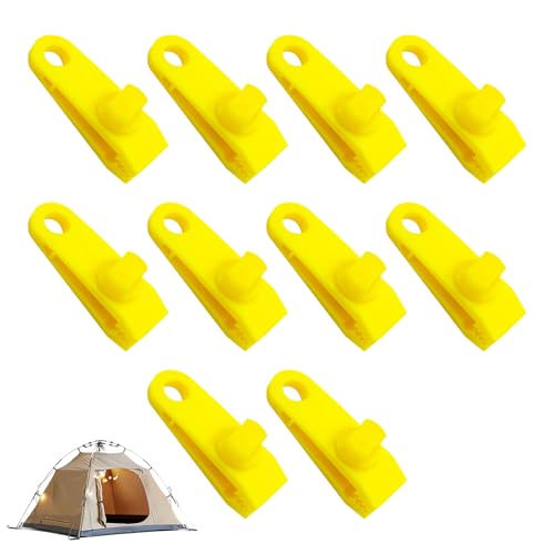 Zelt Clips | 10-teilig Robuste Pool Markisen Abdeckklammern Verstellbar Fest - Feststeckclips Für Camping Garten Picknick von Vgvgaj