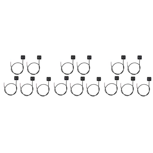 Vheolk 15-Teiliger Momentschalter, Momentan-Druckknopf, EIN/Aus-Schalter, 12 V, 24 V, Mini-Tastenschalter für OberfläChenmontage Vheolk 15-Teiliger Momentschalter, Momentan-Druckknopf, EIN/Aus-Schalter, 12 V, 24 V, Mini-Tastenschalter für OberfläChenmontage von Vheolk