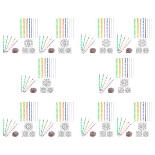 Vheolk 160 Stück Mandala Punktier Werkzeuge zum Malen Von Steinen Mandala Schablonen Kit Ball Stylus Ton Bildhauerei Schnitz Werkzeuge Vheolk 160 Stück Mandala Punktier Werkzeuge zum Malen Von Steinen Mandala Schablonen Kit Ball Stylus Ton Bildhauerei Schnitz Werkzeuge von Vheolk
