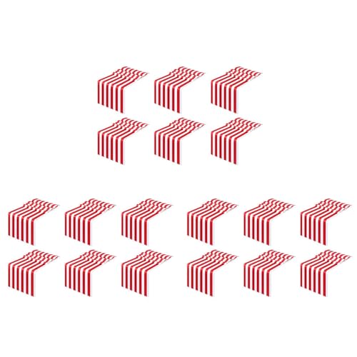 Vheolk 18 StüCk Gestreifter TischläUfer Hochzeit Polyester Tischdekoration Rot Gestreift Design Tischdecke Dekoration 12 X 108 Vheolk 18 StüCk Gestreifter TischläUfer Hochzeit Polyester Tischdekoration Rot Gestreift Design Tischdecke Dekoration 12 X 108 von Vheolk