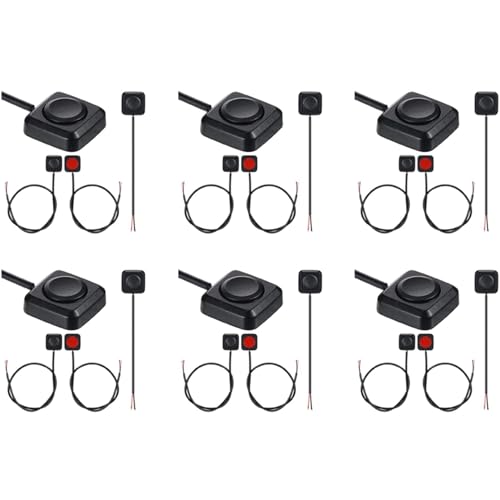 Vheolk 24 StüCk Momentschalter Momentaner Druckknopf EIN/Aus-Schalter 12V 24V OberfläChenmontierter Mini-Tastenschalter Vheolk 24 StüCk Momentschalter Momentaner Druckknopf EIN/Aus-Schalter 12V 24V OberfläChenmontierter Mini-Tastenschalter von Vheolk