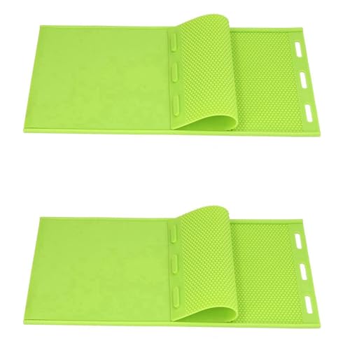 Vheolk 2X 5,4 mm Silikon-Bienenwachs-Plattenform, Bienenwachs-Grundlage-Stempelform, BienenzuchtausrüStung, Nestfundament von Vheolk