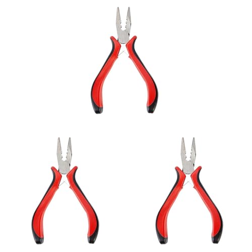 Vheolk 3 Packung 45 Stahl Schmuck Perlen Crimper Werkzeuge Crimp für Schmuck Herstellung Rot Vheolk 3 Packung 45 Stahl Schmuck Perlen Crimper Werkzeuge Crimp für Schmuck Herstellung Rot von Vheolk