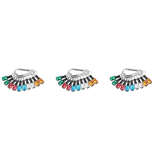 Vheolk 30 STÜCKE 1/4 Sechskantschaft Schrauben Dreher Bits Halter VerläNgerungs Stange SchlüSselbund Schraube Adapter Bohrer ÄNdern (5 Farben) von Vheolk
