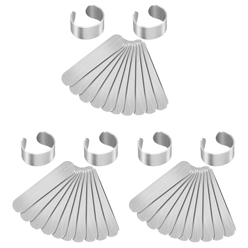 Vheolk 36 StüCke Metallstanzrohlinge Aluminium Ringe Rohlinge 0.47X2.24 Biegerohlinge Ringe Rohlinge für DIY Schmuckherstellung Vheolk 36 StüCke Metallstanzrohlinge Aluminium Ringe Rohlinge 0.47X2.24 Biegerohlinge Ringe Rohlinge für DIY Schmuckherstellung von Vheolk