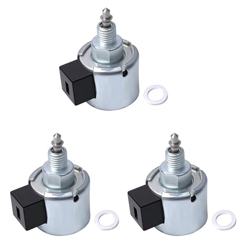 Vheolk 3X 846639 Kraftstoff Absperren Magnet Ventil, Geeignet für und Stratton Rasen Garten AusrüStung Motoren von Vheolk
