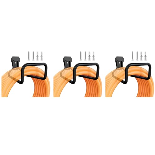 Vheolk 3X Gartenschlauchhalter Zur Wandmontage, Robuster WasserschlauchaufhäNger für Den AußEnbereich, Schlauchaufroller Aus Metall, Schlauchhalter, Schlauchhaken für GartenschläUche Vheolk 3X Gartenschlauchhalter Zur Wandmontage, Robuster WasserschlauchaufhäNger für Den AußEnbereich, Schlauchaufroller Aus Metall, Schlauchhalter, Schlauchhaken für GartenschläUche von Vheolk
