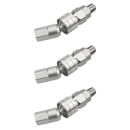 Vheolk 3X Gerader Airless- mit Drehbarem Anschluss Universal 360-SchnellkupplungsanschlüSse Luftschlauch-Schnellkupplung Airless-Farbspray von Vheolk