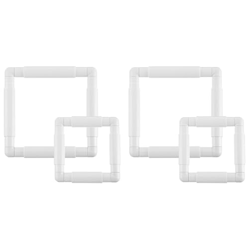 Vheolk 4 StüCk Kreuz Stich Rahmen Quadratische Stickerei Rahmen Q Snaps für Kreuz Stich Quilt Rahmen NäHen Rahmen, 6X6, 8X8 Vheolk 4 StüCk Kreuz Stich Rahmen Quadratische Stickerei Rahmen Q Snaps für Kreuz Stich Quilt Rahmen NäHen Rahmen, 6X6, 8X8 von Vheolk