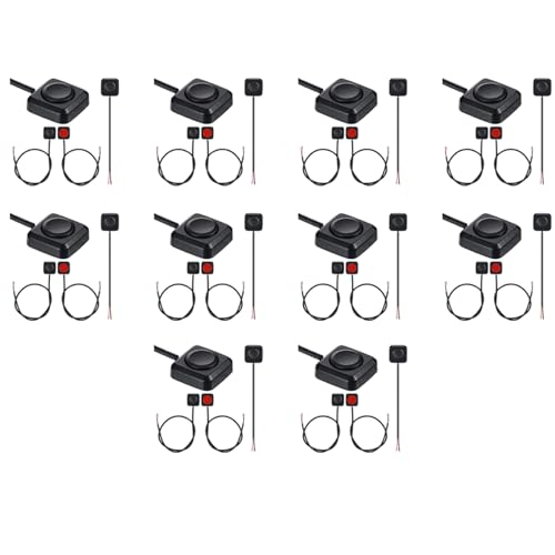 Vheolk 40 StüCk Momentschalter Momentaner Druckknopf EIN/Aus-Schalter 12V 24V OberfläChenmontierter Mini-Tastenschalter von Vheolk