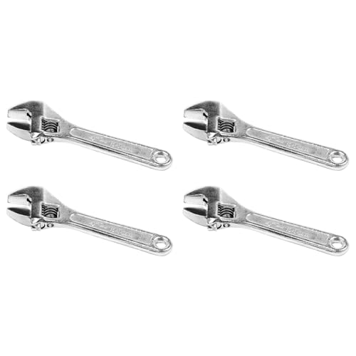 Vheolk 4X 4 100 mm Mini GrößE Metall Verstellbarer SchraubenschlüSsel Vheolk 4X 4 100 mm Mini GrößE Metall Verstellbarer SchraubenschlüSsel von Vheolk