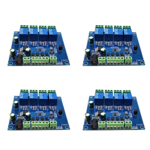 Vheolk 4X Modbus RTU 4-Wege-Relaismodul 7-24 V Relaismodul Schaltet RS485/TTL-Eingang und -Ausgang mit Verpolungsschutz Vheolk 4X Modbus RTU 4-Wege-Relaismodul 7-24 V Relaismodul Schaltet RS485/TTL-Eingang und -Ausgang mit Verpolungsschutz von Vheolk