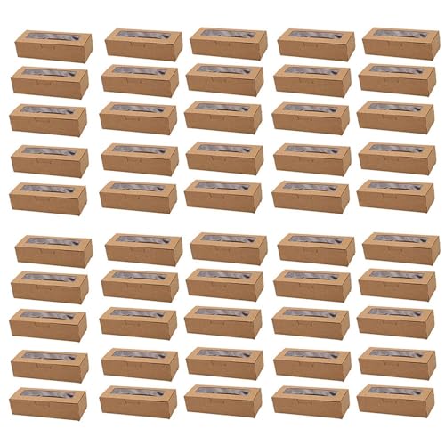 Vheolk 50 StüCk Macaron-Boxen mit Durchsichtigem Sichtfenster, Macarons-BehäLter oder Verpackungsbox-Set für Schokoladendesserts, Kuchen B Vheolk 50 StüCk Macaron-Boxen mit Durchsichtigem Sichtfenster, Macarons-BehäLter oder Verpackungsbox-Set für Schokoladendesserts, Kuchen B von Vheolk