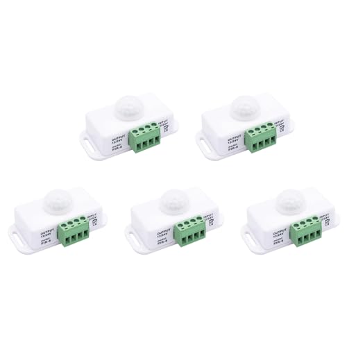 Vheolk 5X DC 12V 24V PIR Bewegungssensor Funktion Controller LED Schalter KöRper Infrarotschalter Bewegungstimer für LED Streifen Vheolk 5X DC 12V 24V PIR Bewegungssensor Funktion Controller LED Schalter KöRper Infrarotschalter Bewegungstimer für LED Streifen von Vheolk
