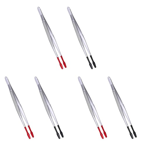 Vheolk 6 StüCk Pinzette mit Gummispitze Pinzette mit Weicher Spitze PVC-Beschichtete Weiche Flache Spitze Labor Industrie Hobby Pinzette Werkzeuge Vheolk 6 StüCk Pinzette mit Gummispitze Pinzette mit Weicher Spitze PVC-Beschichtete Weiche Flache Spitze Labor Industrie Hobby Pinzette Werkzeuge von Vheolk