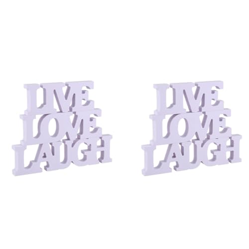 Vheolk 6 Stück Live Love Lachen Buchstaben für () von Vheolk