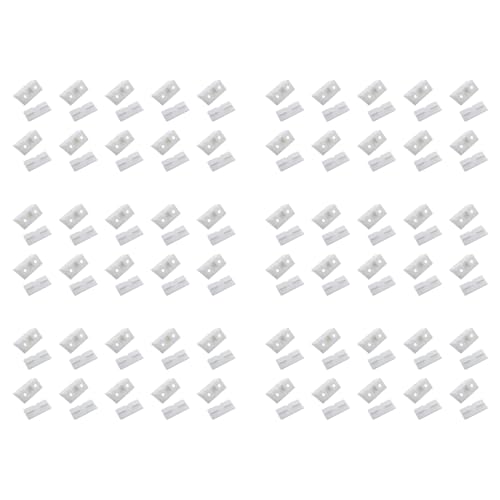 Vheolk 60 Stueck Moebel Schrank Fastener Ecke Hosentraeger Stuetzwinkel - von Vheolk