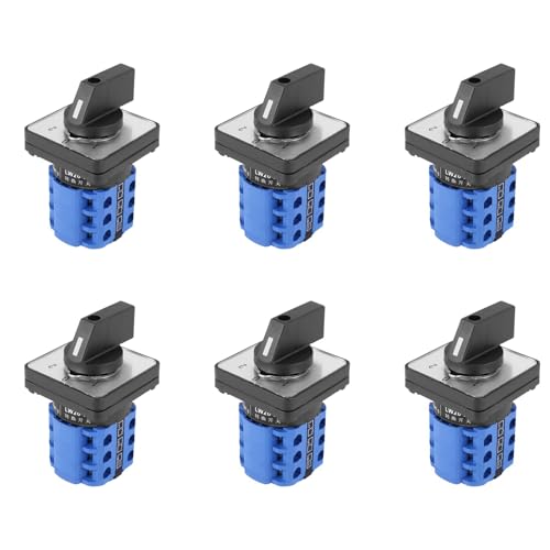 Vheolk 6X 3 Positionen On-Off-On Umschaltsteuerung Rotary Nockenschalter 20A Vheolk 6X 3 Positionen On-Off-On Umschaltsteuerung Rotary Nockenschalter 20A von Vheolk