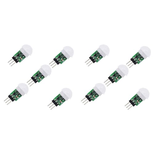 Vheolk AM312 PIR Sensor, 10 Pack PIR Bewegungs Sensor AußEn Mini Pyroelektrischer Infrarot PIR Human IR Sensor KöRper von Vheolk