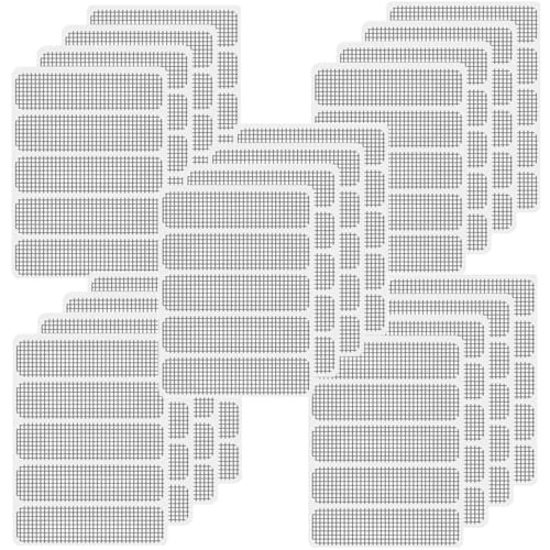 Vhger HXW-061 100 Stück Reparaturset, selbstklebendes Fenster Set, Mückenflicken, Fliegengitter, Fenstertür-Patch-Reparatur, Grey von Vhger