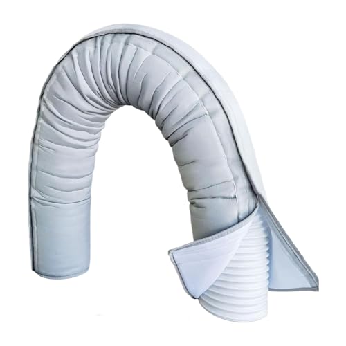 Vhjlfig AC Schlauch Isolierhülle - Tragbare Isolierung Für Klimaschläuche,Flexible isolierte Staubschutzabdeckung passt für Durchmesser 15 cm und 12.7 cm von Vhjlfig