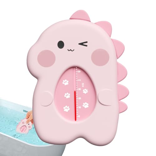 Vhjlfig Badethermometer,Dinosaurier-Form Baby Badewanne Temperaturmesser Kinder | Wasserdichtes Spielzeug Für Badewanne Pool Baby Mädchen von Vhjlfig