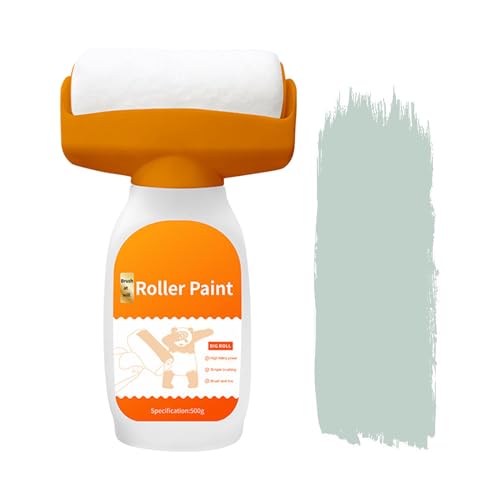 Vhjlfig Farbrollpinsel, 500 g, tragbare Wandfarbe, 21 x 8,5 x 3 cm, Farbroller-Set, Hausverbesserungswerkzeuge, Wandpinsel zum Malen von glatten und halbglatten Oberflächen Vhjlfig Farbrollpinsel, 500 g, tragbare Wandfarbe, 21 x 8,5 x 3 cm, Farbroller-Set, Hausverbesserungswerkzeuge, Wandpinsel zum Malen von glatten und halbglatten Oberflächen von Vhjlfig