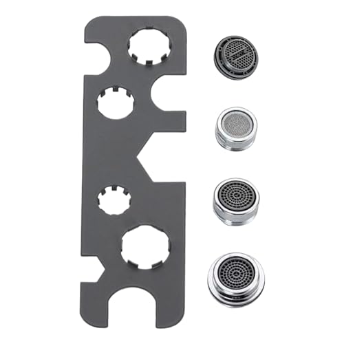 Vhjlfig Faucet Aerator Removal Tool 9-in-1 | Edelstahl Badezimmer Hahn Entkalker Werkzeug | Für Küche Badewanne Waschbecken Badezimmer Hauswarte Installateure Vhjlfig Faucet Aerator Removal Tool 9-in-1 | Edelstahl Badezimmer Hahn Entkalker Werkzeug | Für Küche Badewanne Waschbecken Badezimmer Hauswarte Installateure von Vhjlfig